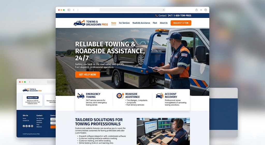 Towing & Breakdown Website Preview